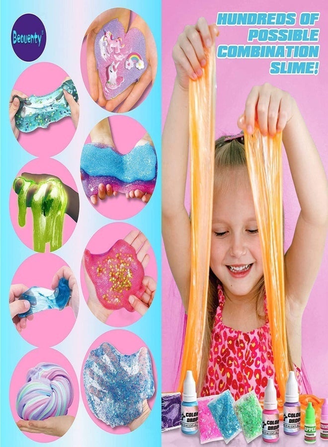 SUCITY Galaxy Slime Combo Kit: All-In-One DIY Slime Making Set for Kids (Ages 6+) – Create Colorful, Sparkly Galactic Slimes Making Kit to Make Butter Slime Great Gift Idea for Girls and Boys 6 year+ - Image 5