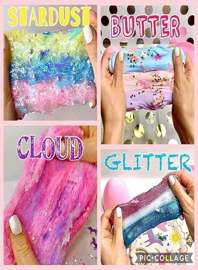 SUCITY Galaxy Slime Combo Kit: All-In-One DIY Slime Making Set for Kids (Ages 6+) – Create Colorful, Sparkly Galactic Slimes Making Kit to Make Butter Slime Great Gift Idea for Girls and Boys 6 year+ - Image 3