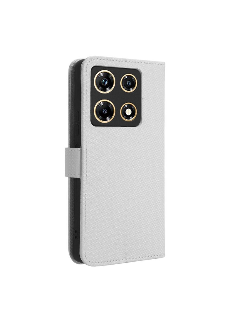 Infinix Note 30 Pro 4G/X678B Phone Case Cover With Full Body Camera Len Protector PU Leather Wallet Card Holder Shockproof Protective Back Cover With Release Hand Phone Holder Daily Video Kickstand  - Image 3