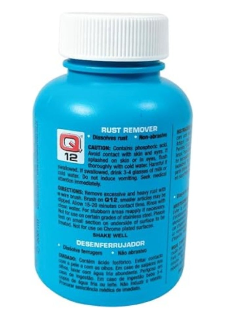 Generic Q12 Rust Remover Liquid Non-Toxic Rust Remover for Tools, Car Rust Remover, Rust Cleaner for Car Parts and Household Items 250 ml  - Image 3