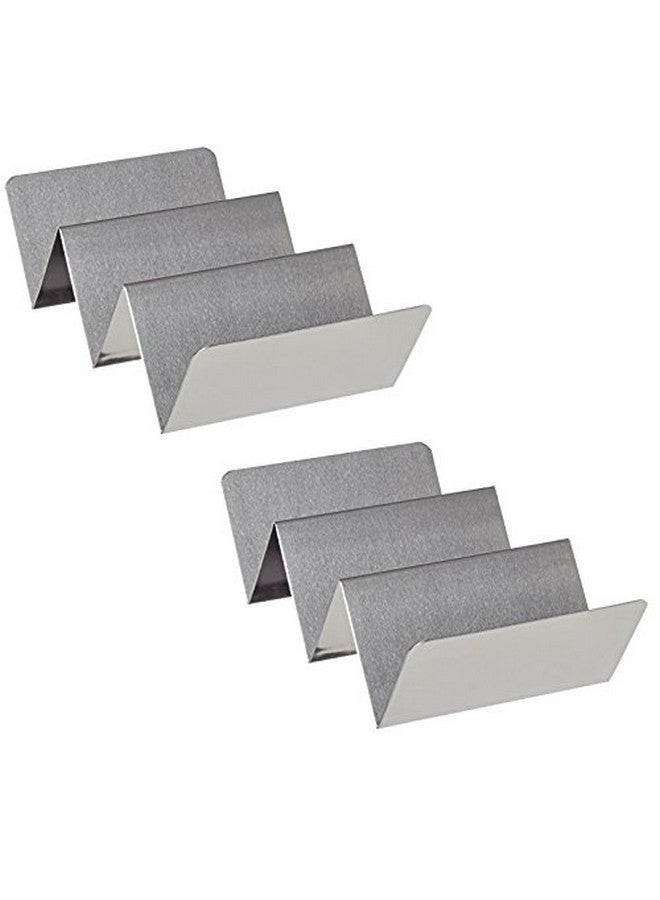 Dynore Set of 2 Stainless Steel Taco Holder 3/2 - Image 1