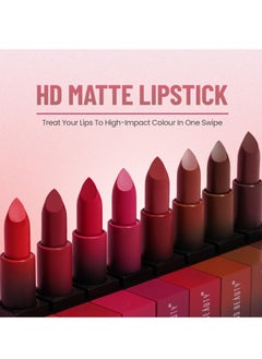 Swiss Beauty Swiss Beauty Be Bare Beautiful HD Matte Lipstick Set of 2  - Image 2