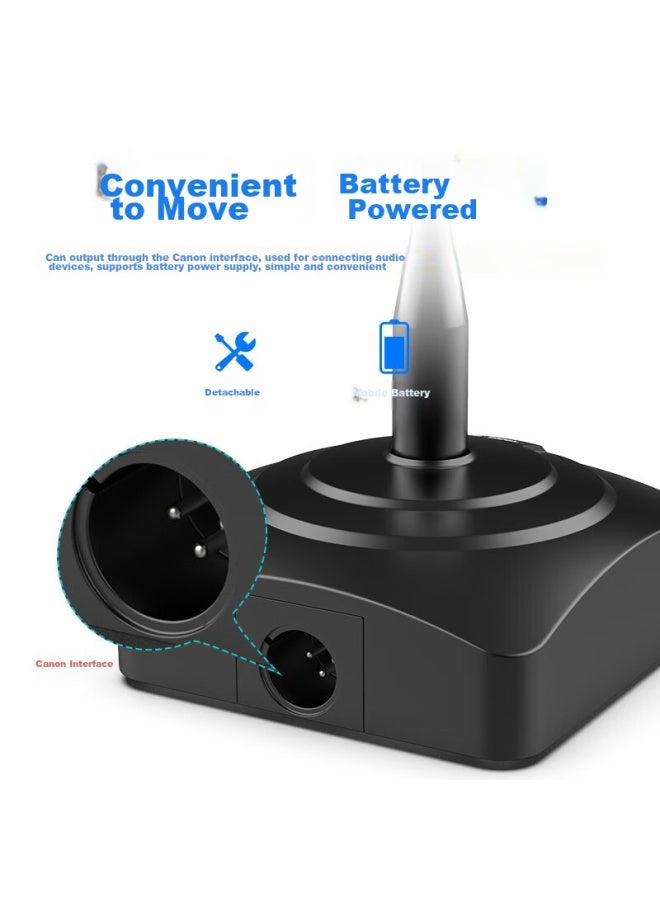 Sast Ok-31 Computer Microphone, Condenser Microphone, Conference Microphone, Broadcast Microphone, Desktop Wired Gooseneck Microphone, Training Microphone, Computer Desktop Microphone For Online Cl, Gaming, Voice Chat, 3.5 Version - Image 3
