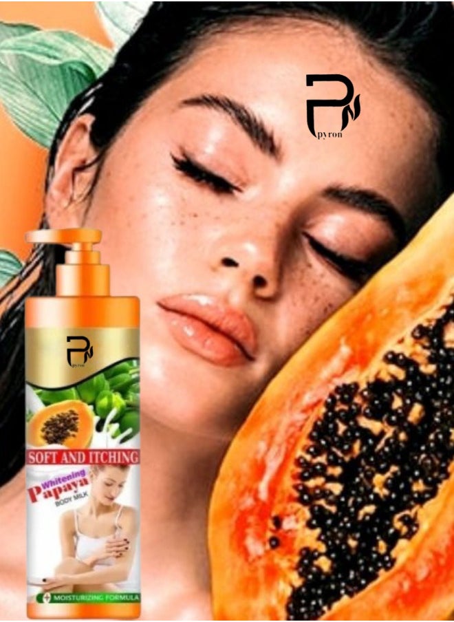 PYRON Papaya Body Lotion Soft And Itching 500gram 