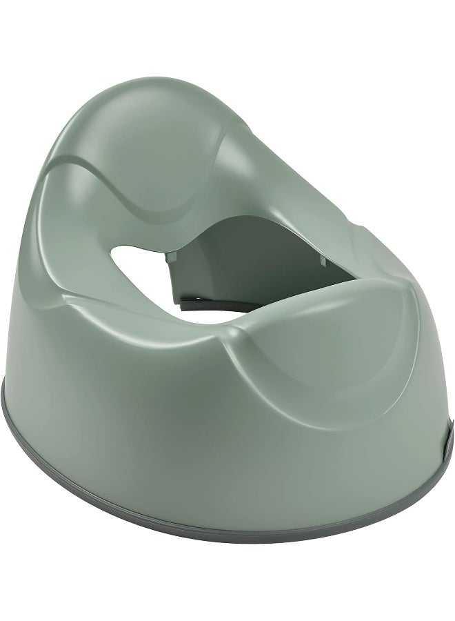 BEABA Béaba Ergonomic Training Potty, Provides Comfort and Support, Lightweight & Portable Potty for Potty Training, Potty Training Seat, Compact Toddler Potty (Sage) - Image 3
