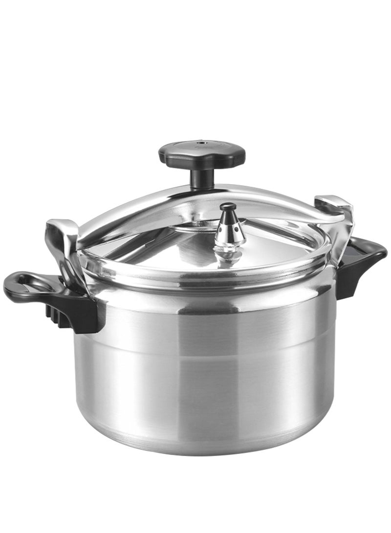Stargold Aluminum Pressure Cooker Unique Pressure Indicator Durable Aluminum Alloy Fast And Energy Efficient Pressure Cooker With Firm Handles 3Liters Silver - Image 1