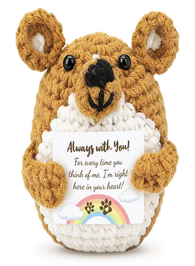 Oiiyee Emotional Support Crochet - Always with You, Dog Memorial Gifts for Loss of Dog Sympathy, Pet Memorial, Comfort Gifts for Women, Best Friend, Sister, Loved one, Daughter (Corgi) - Image 1