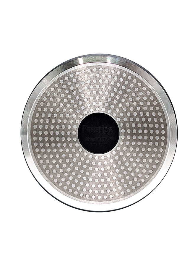 Prestige Essential Cast Aluminum Black 28 Cm Casserole With Glass Lid |  Non Stick Induction-Based Stockpot With Lid Black - Image 3