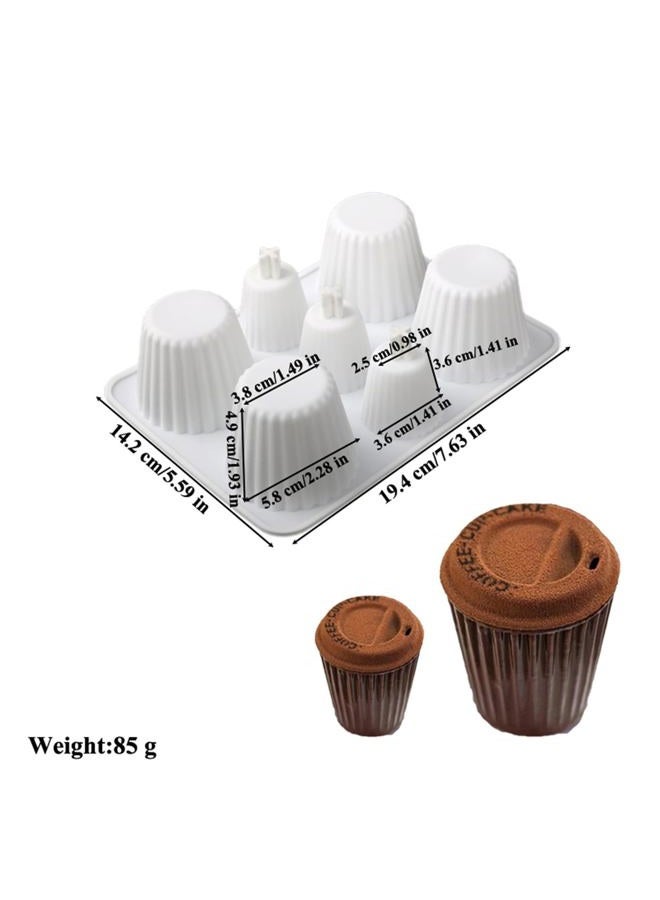 Aringfes Silicone Baking Molds Set, Cupcake Muffin Mold and Cake Moulds, 2 Pieces - Image 4