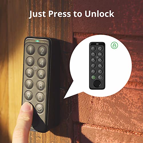 SwitchBot Smart Keypad Touch for SwitchBot Lock, Fingerprint Keyless Home Entry, IP65 Waterproof, Supports Virtual Passwords for Home Security(Only Works for SwicthBot) - Image 3