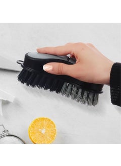 Buffer ® Practical Ergonomic Hard Brush Carpet Rug Seat Sofa Car Cleaning Brush  - Image 2
