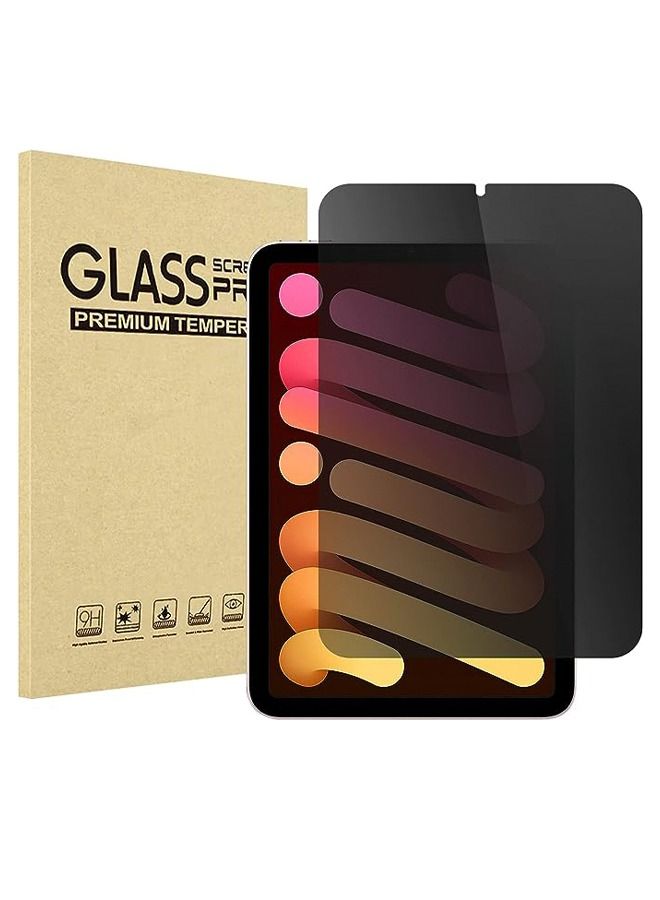 iPad Mini 6 8.3 Inch 2021 Privacy Screen Protector, Anti-Spy Tempered Glass Screen Film Guard Screen Protector for 8.3” iPad Mini 6th Generation 2021 Tablet Shockproof Protective Cover Case  - Image 1