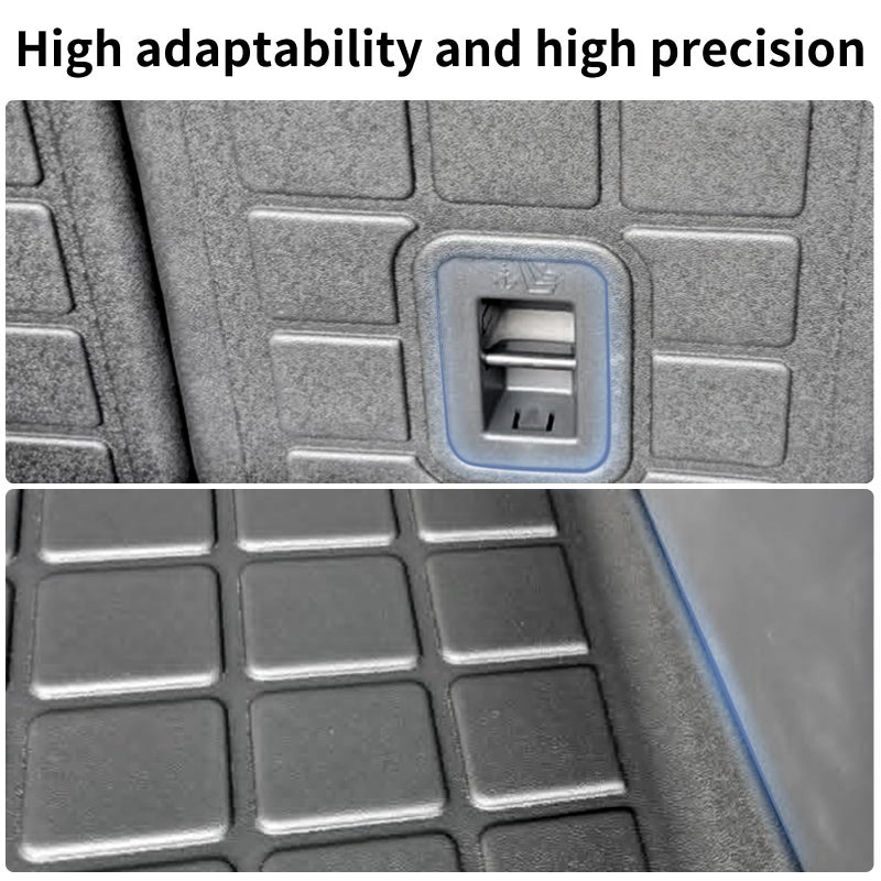 WAYIDSS Cargo Mat with Backrest Protection for 2025 Ford Expedition MAX, TPE All Weather Protection Cargo Liner with Velcro Rear Seats Backrest car Accessories-Black - Image 3