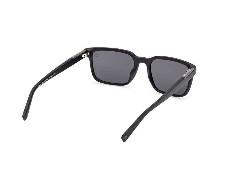 Timberland Men's Sunglasses, Matte black/Smoke Polarized - Image 5