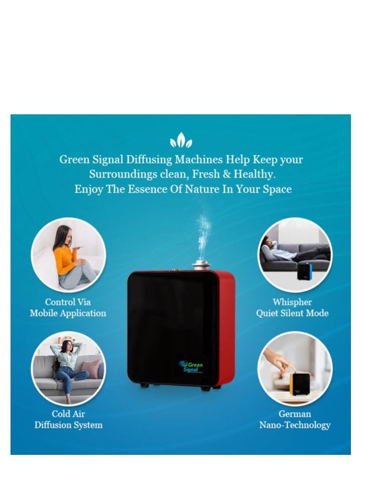 Premium Green Signal Aroma Oil Diffuser Fragrance Machine - Bluetooth - Small (Red) - pzsku/ZE1C4C450CE9ACF7AC288Z/45/_/1691398689/8caff841-c459-416f-b9c2-f29c6829136e