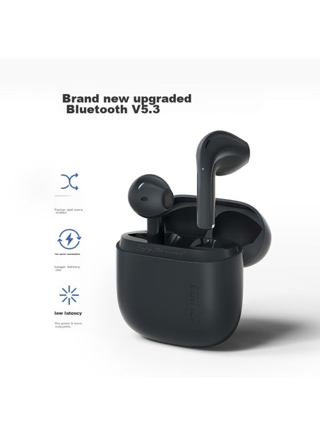 Walker Flower Edifier Hua Zai Zero Air Wireless Bluetooth Earphones, Semi In-ear Headphones, Bluetooth 5.3, Compatible With Apple, Huawei, Xiaomi, Moon White - Image 3