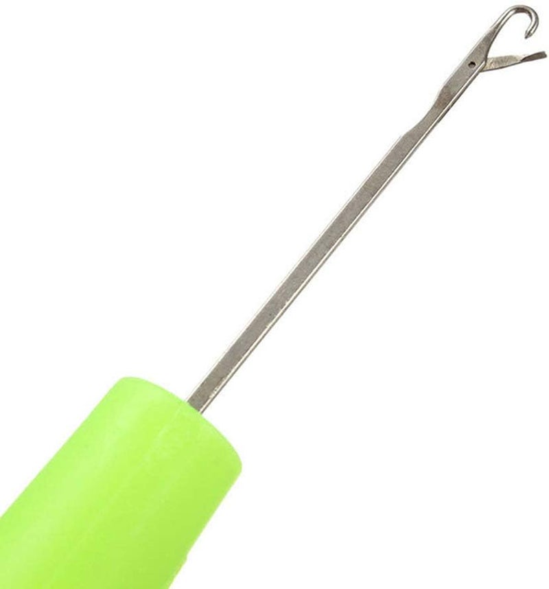 Gircss 2Pcs Latch Hook Tool, Latch Hook Crochet Needle for Micro Braids, Hair Extension, Feather and Carpet - Image 4