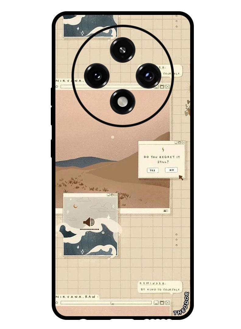 Theodor Protective Case Anti Scratch Shock Proof Bumper Cover For Oppo A3 Pro Asthetic - Image 1