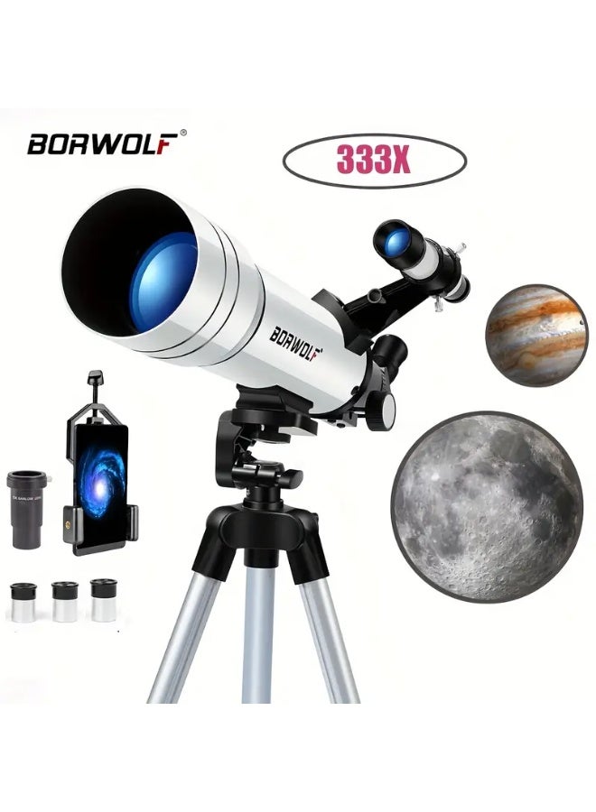 Generic 70400 Professional HD Astronomical Telescope – 333X Magnification Monocular for Moon, Stars & Bird Watching - Image 1