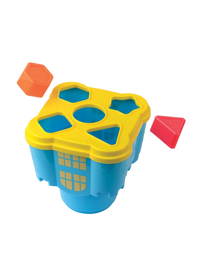 Happy Kids Little Learners Castle Nesting Stacker - Stack And Sort Colors, Sizes, Numbers, Ssorter Base, 28 Inches Tall, 18-Piece Set, 12M+  - Image 3
