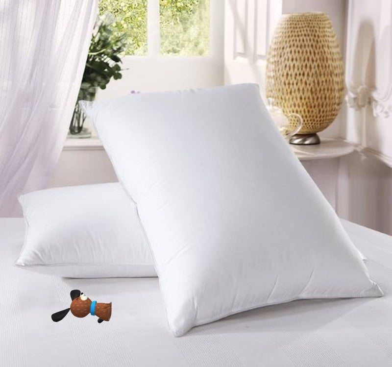 GUFFAW Premium Microfiber Pillow Filler 16x24 inches Pack of 2 - Image 1