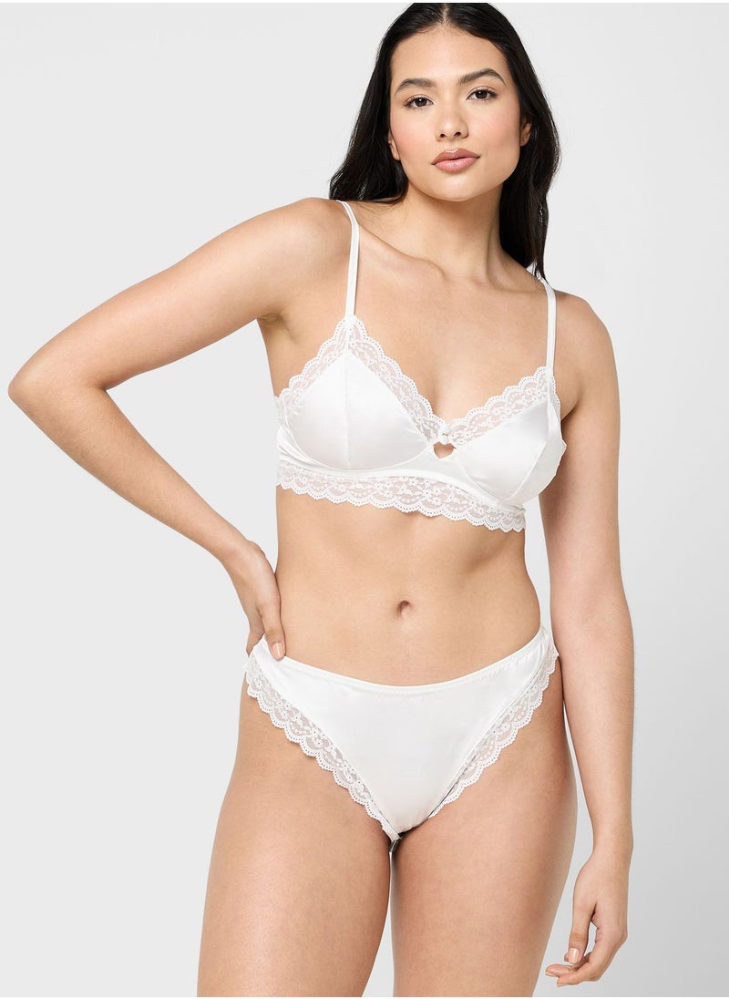 TOPSHOP - Lace Detail Brief - Image 1