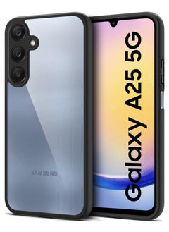 Generic Bumper Protective Case for Samsung Galaxy A25 Silicone TPU Bumper Ultra Durable Ultra-Safe Camera Optimum Solution Black  - Image 1