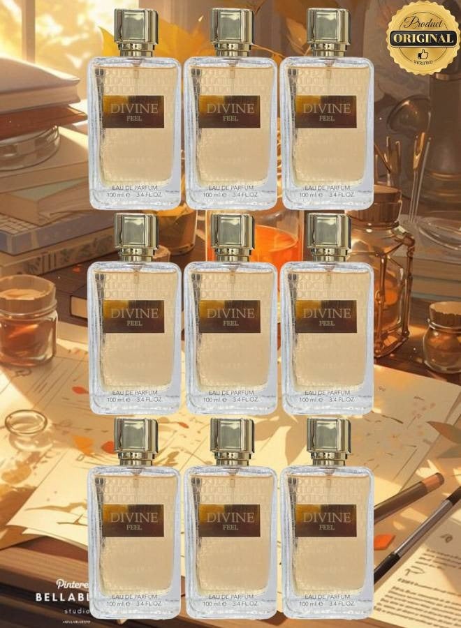 Divine 9 Pieces Divine Feel Perfume 100ML - Image 1