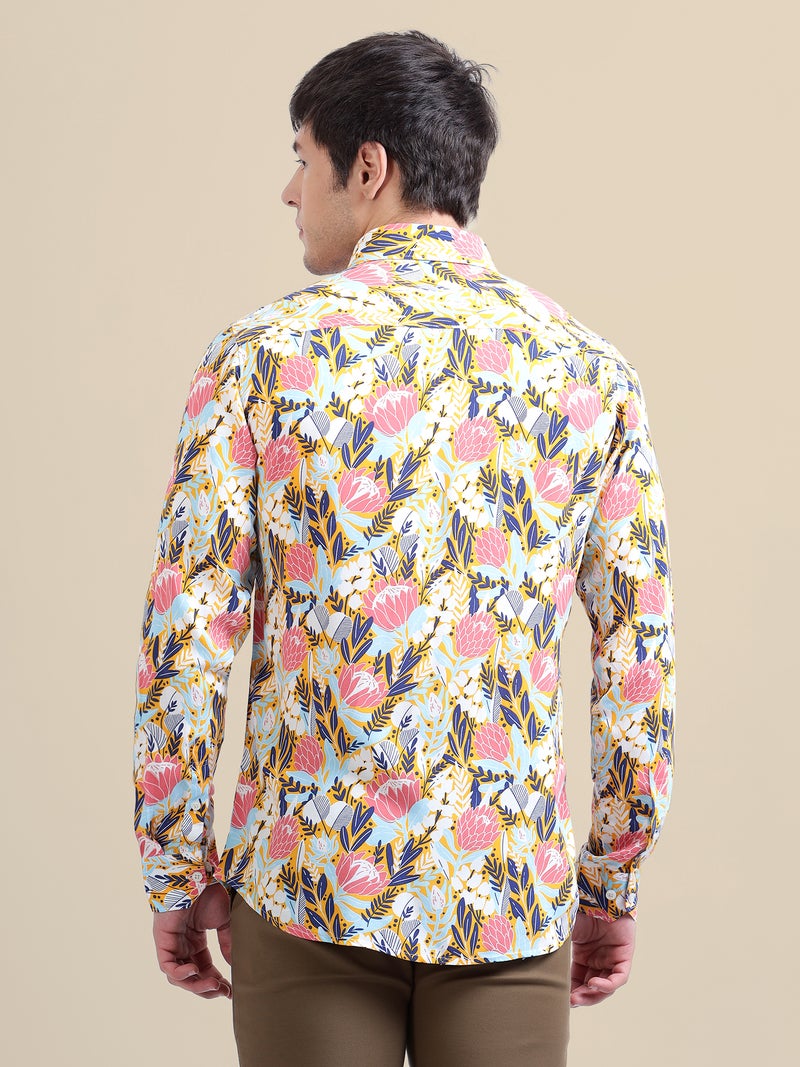 AMSWAN-MENS-FLORAL-PRINT-RAYON-SHIRT - Image 4