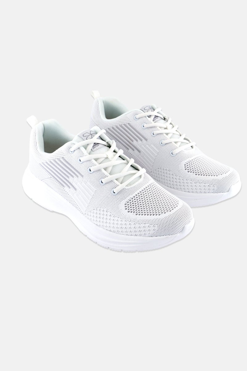 CROSSHATCH Men Torrans Lace Up Training Shoes, White - Image 1
