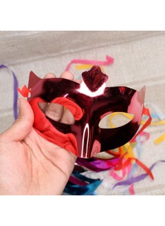 Wizme Wizme Colorful Eye Face Mask/Theme Mask for Birthday/Halloween/Xmas/Dance Bachelor for Adults and Women and Men Set of 6  - Image 3