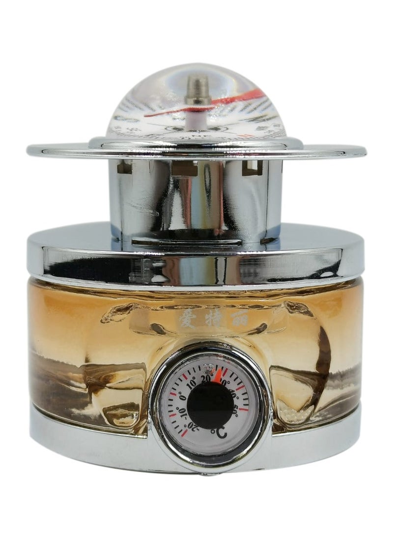 أيتيلي معطر هواء للسيارة بتصميم بوصلة علوي 65 مل عطر بحري عاطفي من آيتيلي  - Image 1