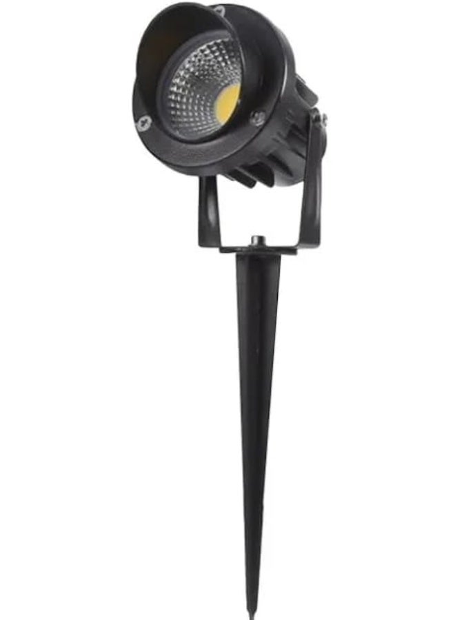 Qenos 7W Waterproof Outdoor LED Planting Light for Gardens and Pathways - Black - Image 1