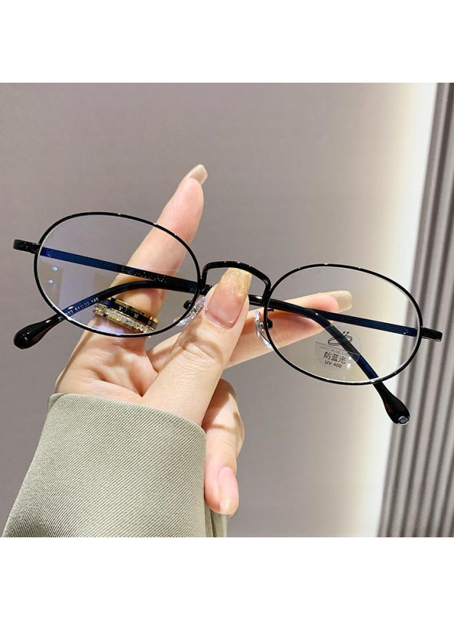 Generic Small Box Short-sighted Eye Frame Women's Small Face Narrow Gold Ribbon Phnom Penh Available Ultra-light Pure Rectangular Eyes