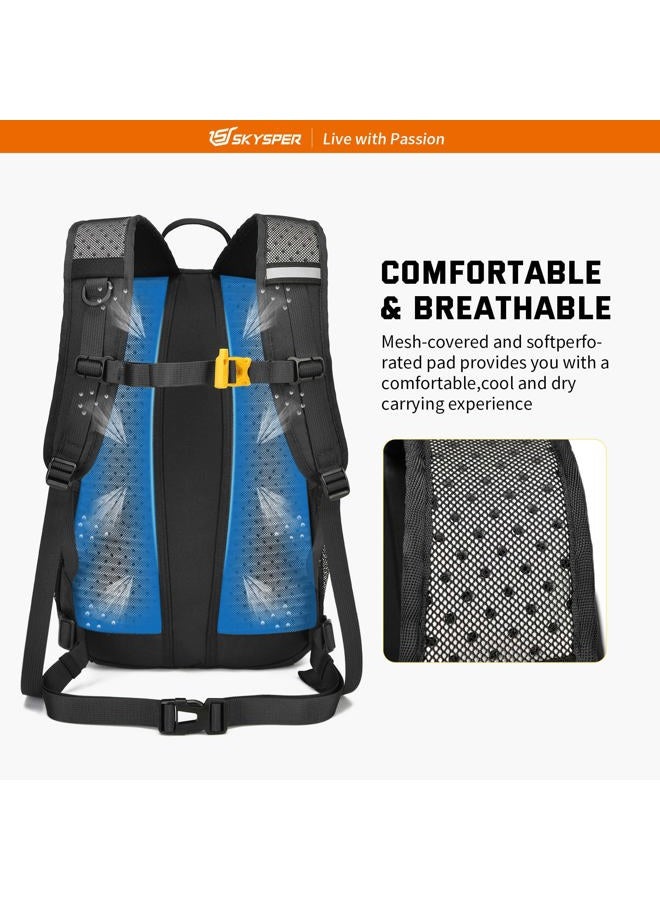 SKYSPER Small Hiking Daypack, 20L Lightweight Travel Backpacks Day Hike Pack with Waist Strap for Women Men  - Image 2