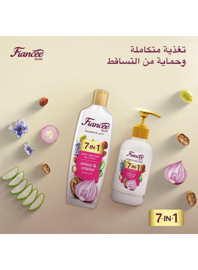 FIANCEE 7 in 1 Hair Cream With Onion And Castor - 240ML - Image 3