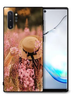 Samsung Galaxy Note 10 Plus 5G Protective Case Cover Hat Girl In Flowers Multicolor