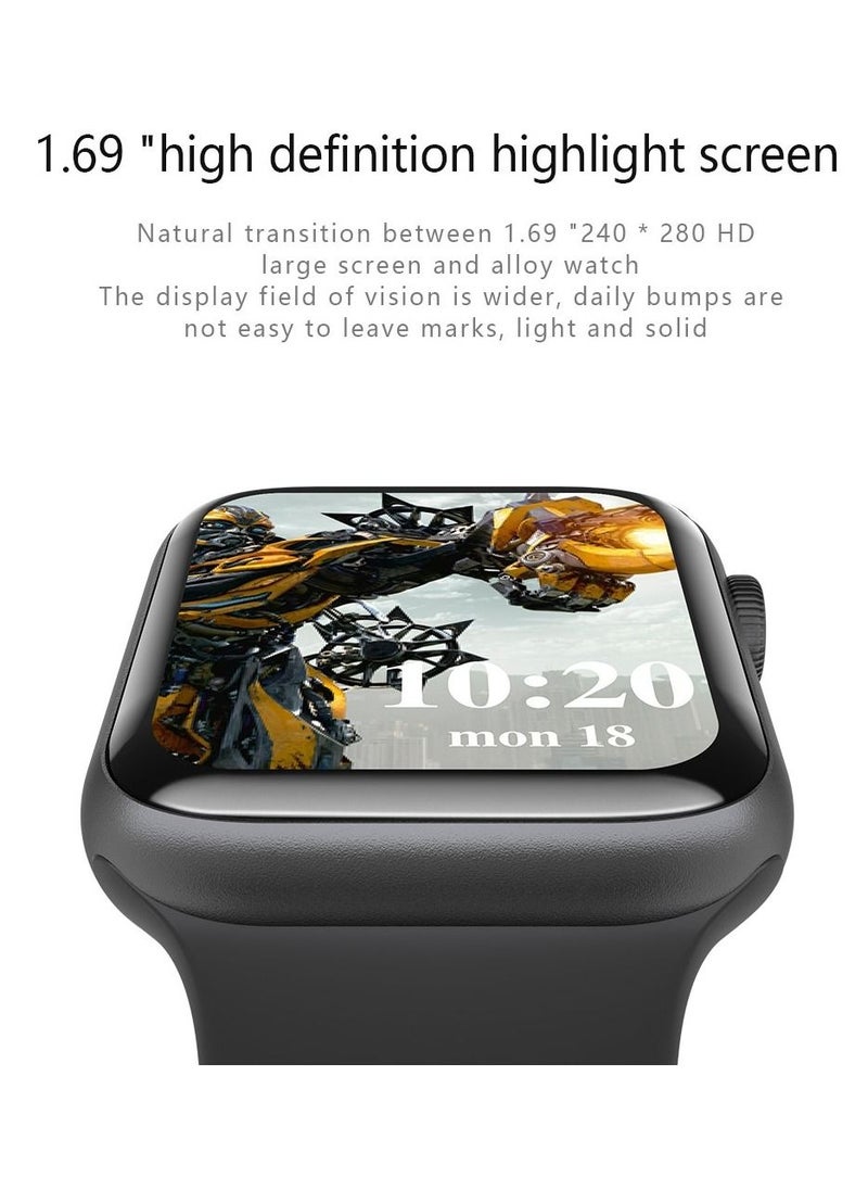 Smart Watch highlight screen Silicon Strap Android and IOS System Support