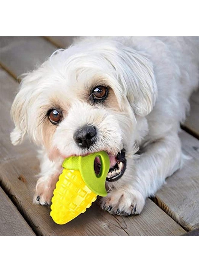 Veggie Series Interactive Corn Squeaky Toys For Small Dogs, Puppies & Kitten - Image 4