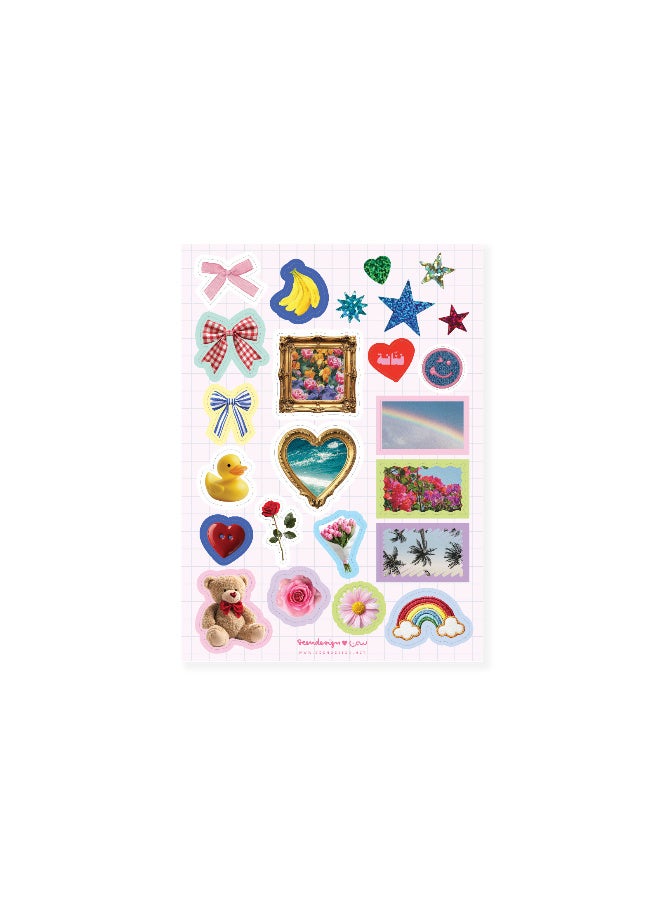 “Pack of 5 sticker sheets + sustainable envelope” - Image 2