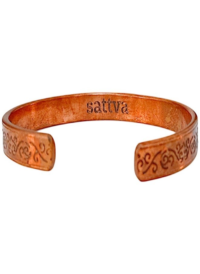 Gemsonclick Traditional Pure Copper Bracelet For men Women|Magnetic Copper Bracelet| - Image 2