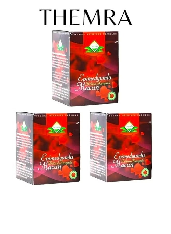 Genuine Turkish honey, Turkish Epimedium honey, 240 grams of 3 pieces