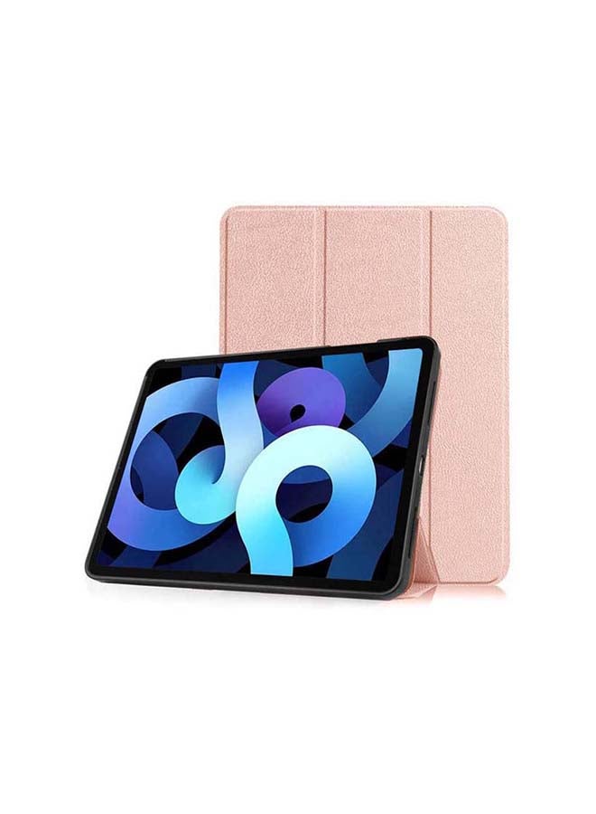 غطاء حماية ذكي قابل للطي لجهاز آي باد آير 4 (2020) مقاس 10.9 بوصة 10.9 بوصة ذهبي وردي - Image 1