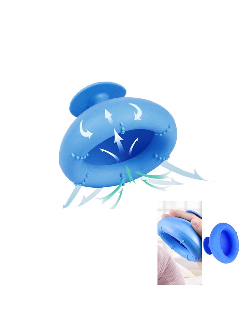 Winner Silicone Palm Chest Percussion Cup Adult Chest Physical Aid Therapy Cup Elderly Mucus Flutter Removal Device Patient Phlegm Remover Percussion Treatment for Mucus Sputum and Expectoration Problem - Image 1
