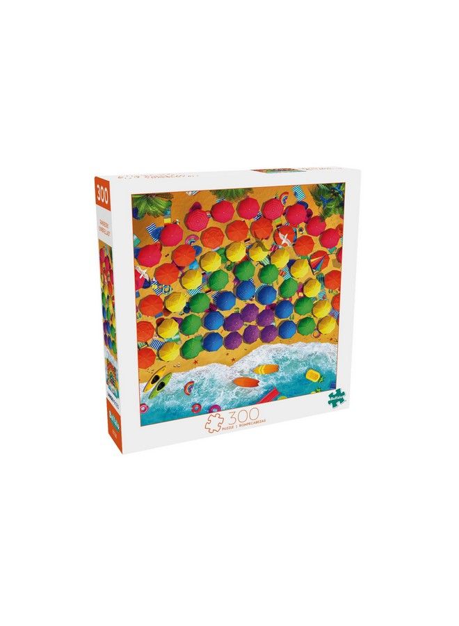 Buffalo Games Rainbow Umbrellas 300 Large Piece Jigsaw Puzzle - Image 4