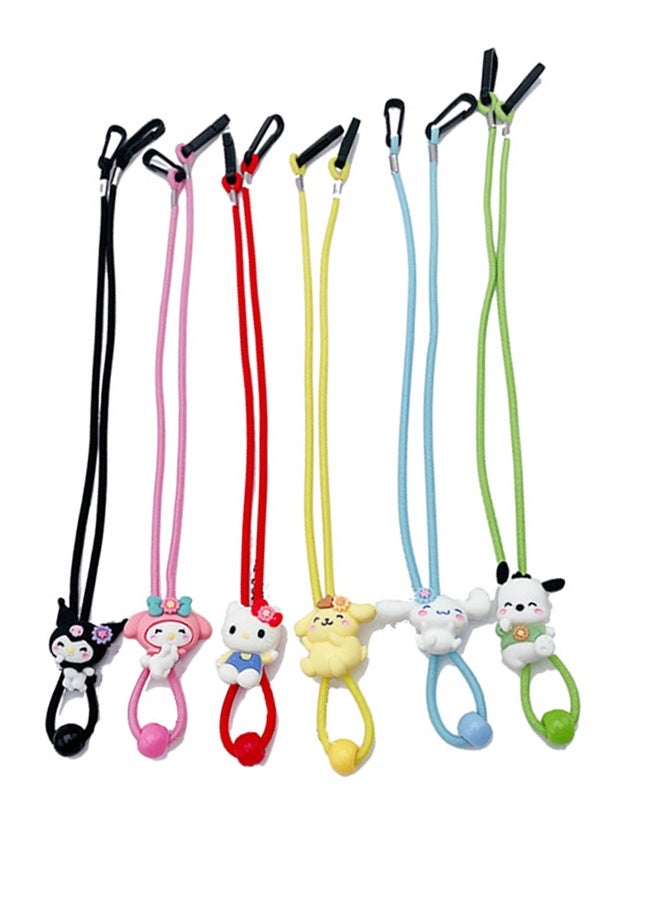 6Pcs Adjustable Stretchy Eyeglass Straps for Eye Glasses Anti-slip Retainer Cord for Boys Girls Adult - Image 4