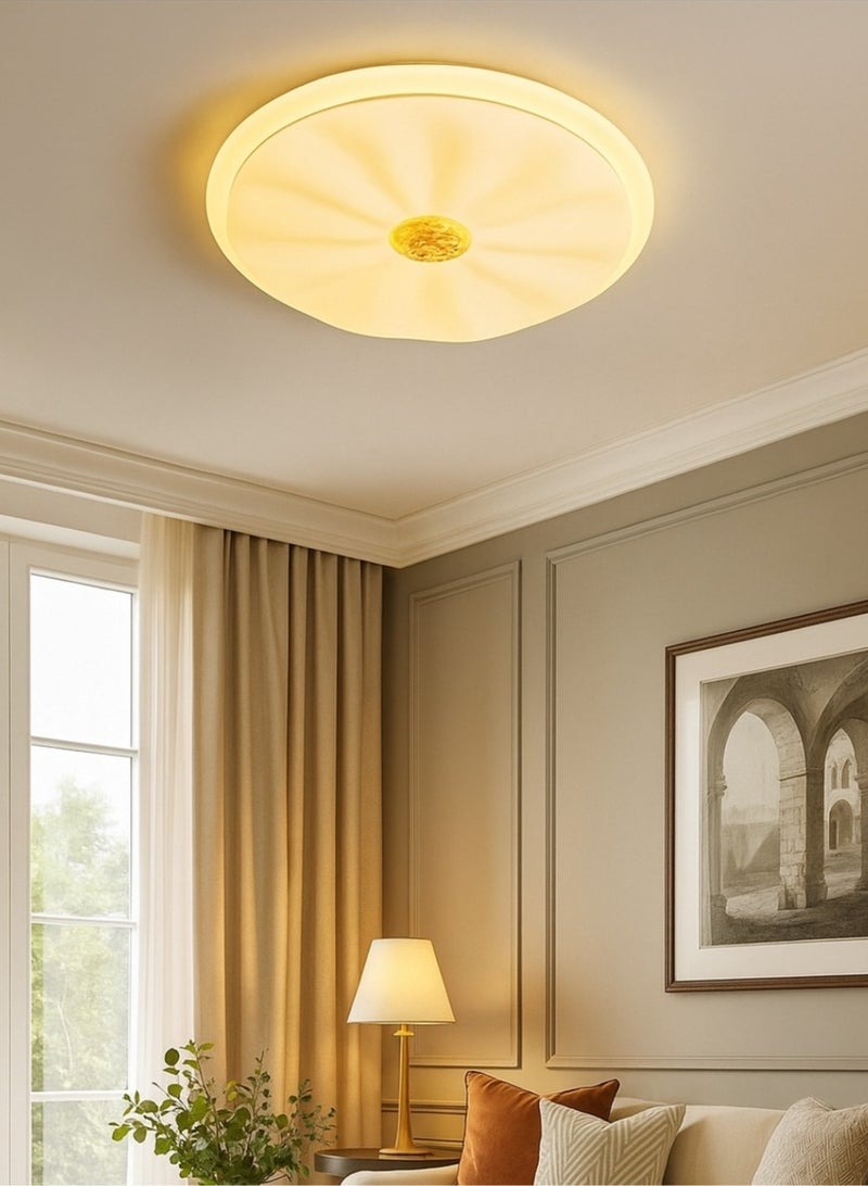AL THURAYAT Ceiling light LED 40cm with modern and luxurious design, 3 color for lighting. This LED ceiling light is suitable for bedrooms, living rooms, and hallways. - Image 2