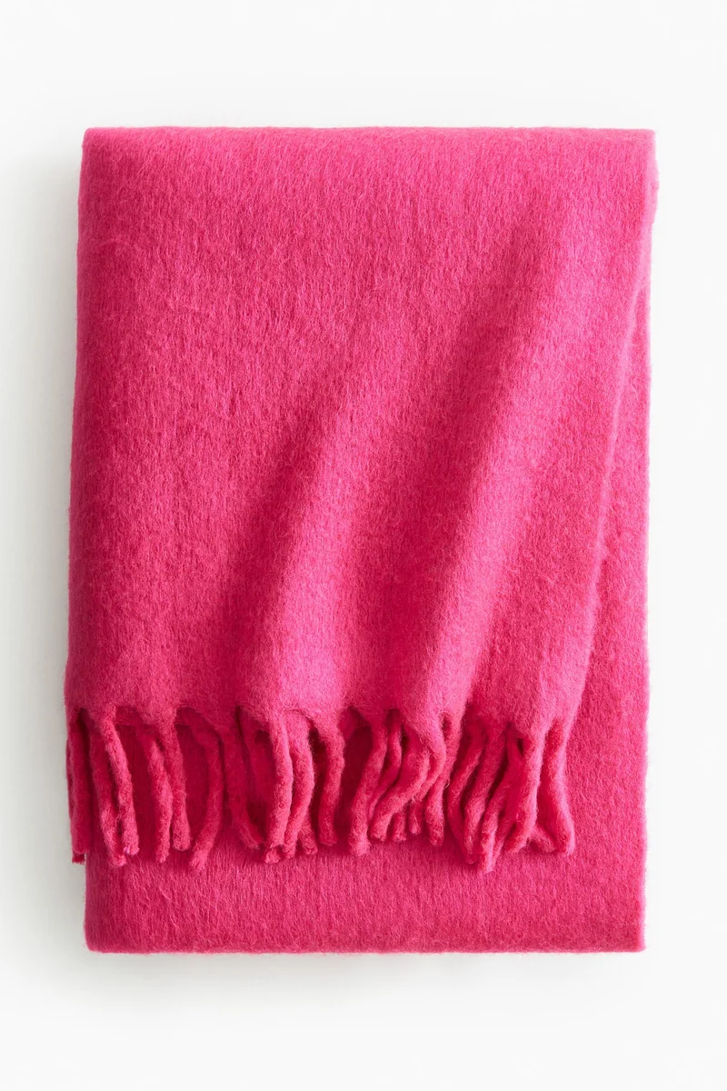 اتش اند ام Wool-Blend Blanket