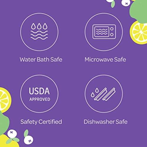 SEWANTA Wide Mouth Mason Jars 16 oz [5 Pack] With Mason Jar Lids and Bands, Mason Jars 16 oz - For Canning, Fermenting, Pickling - Jar Décor - Microwave/Freeze/Dishwasher Safe. - Image 4