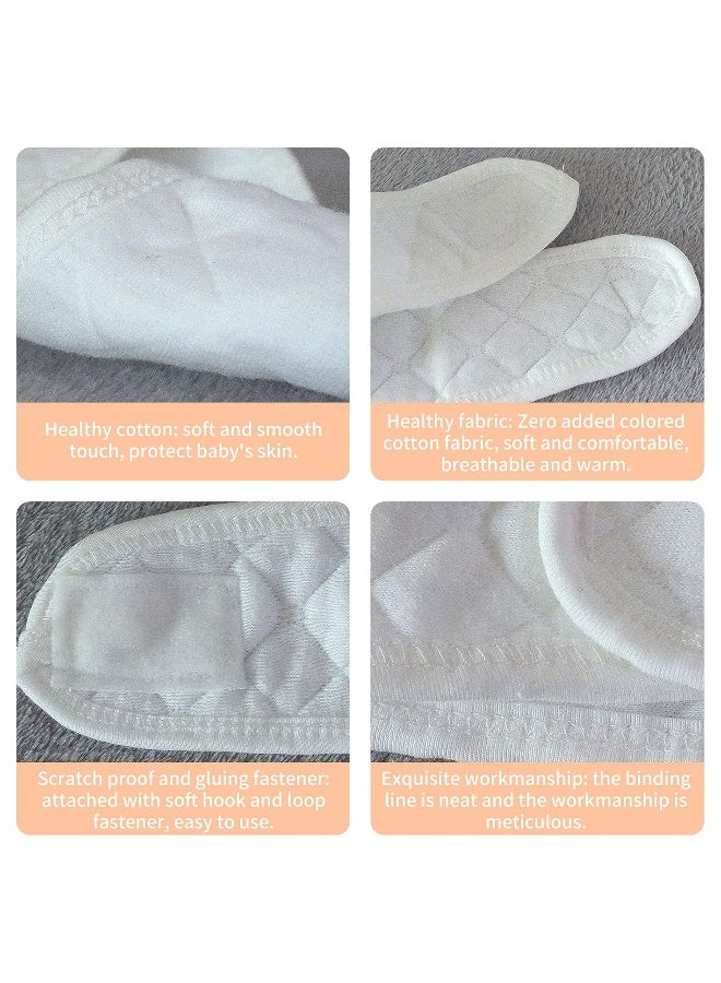 Topwon توبوان 10 قطع حزام بطن الأطفال حديثي الولادة حزام سرة البطن لفافة زر البطن هدايا ضرورية من القطن - Image 4